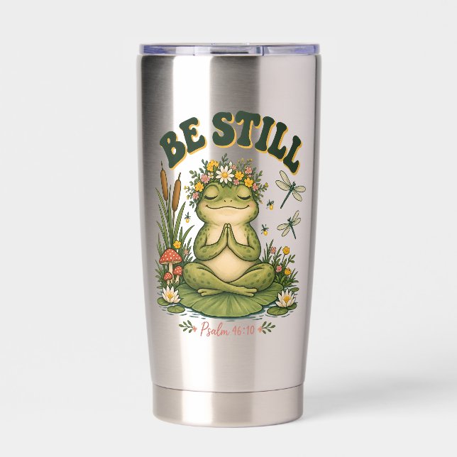 Christlich Bleib Still Thermobecher (Vorderseite)