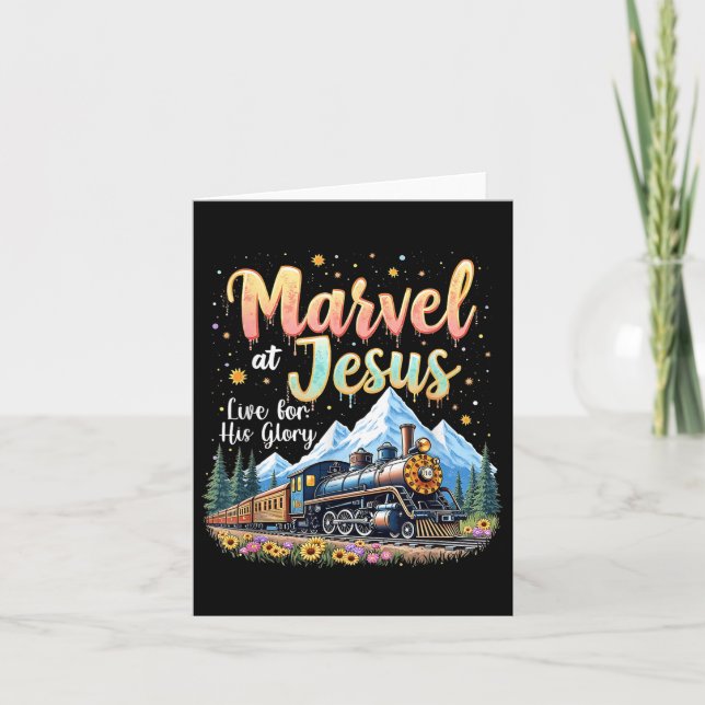 Christlich Camp Vbs 2025 Seiner Glory Junction Bah Karte (Vorderseite)