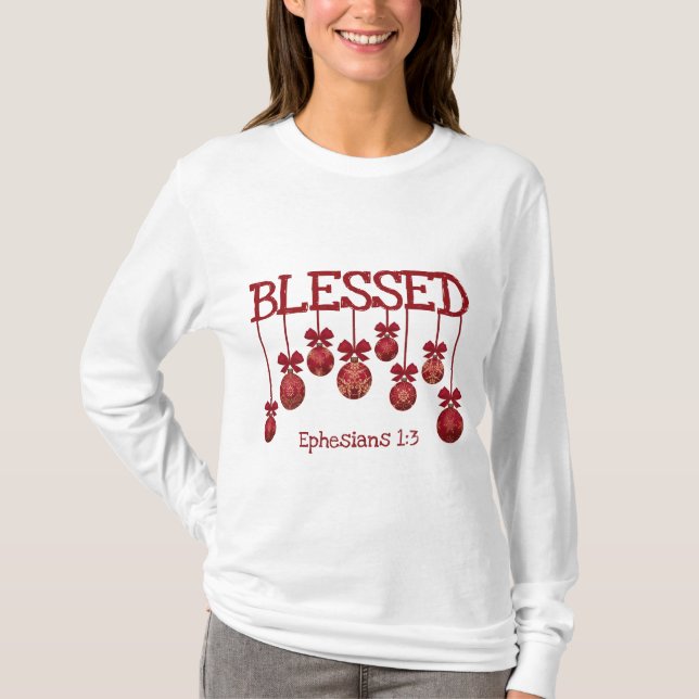 Christlich | CHRISTMAS BAUBLES | GESCHLAGEN T-Shirt (Vorderseite)