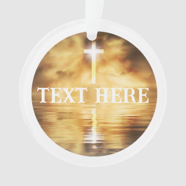 Christlich Cross Classic Ornament (Vorderseite)