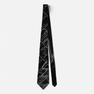 Christlich Cross Flames Neck Tie Krawatte