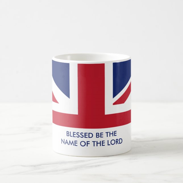 Christlich | Custom British UNION JACK Kaffeetasse (Mittel)