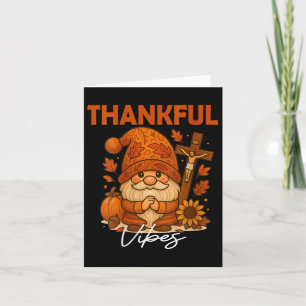 Christlich Danke für den glücklichen Herbst von Vi Karte