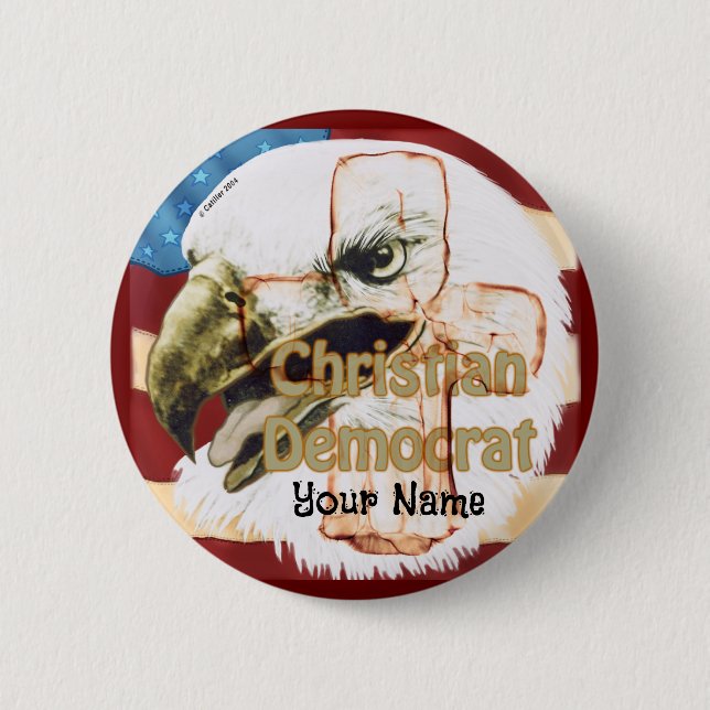 Christlich-demokratisches Button (Vorderseite)