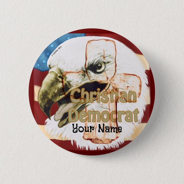 Christlich-demokratisches Button (Vorderseite)