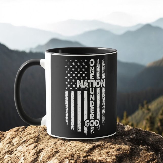 Christlich - Eine Nation unter Gott Tasse (Von Creator hochgeladen)