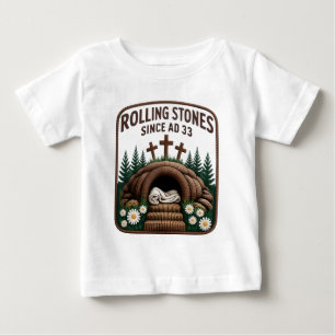 Christlich Er ist auferstanden Faux Baby T-shirt