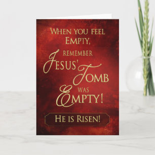 Christlich - ERMUTIGUNG - Er ist verschwiegen - Karte