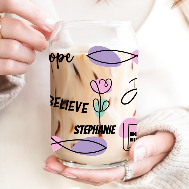 Christlich Faith Individuelle Name Dosenglas (Von Creator hochgeladen)