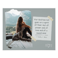 Christlich Faith Inspiration Message Poster