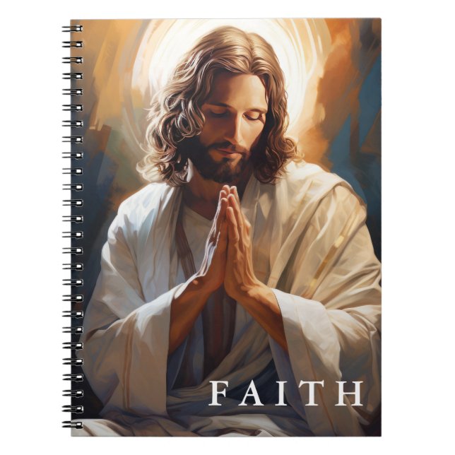 Christlich Faith Jesus-Notebook Notizblock (Vorderseite)