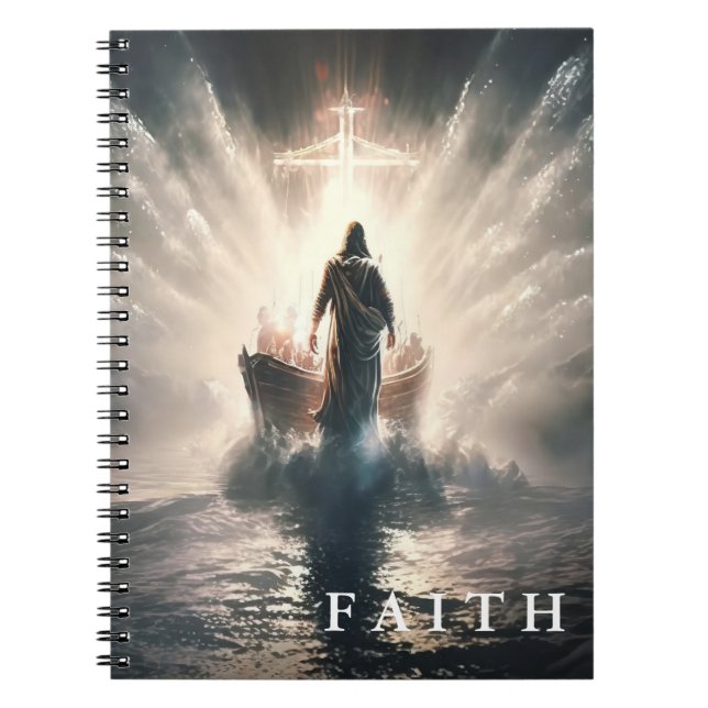 Christlich Faith Jesus-Notebook Notizblock (Vorderseite)