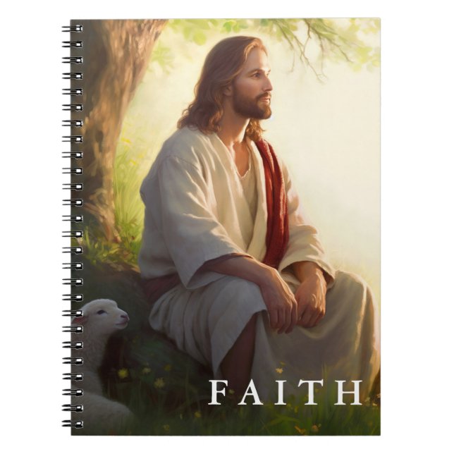 Christlich Faith Jesus-Notebook Notizblock (Vorderseite)