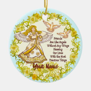 Christlich Friend Angel Keramik Ornament