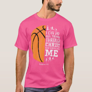 Christlich für Boys Basketball Religious T-Shirt