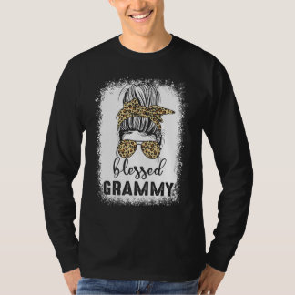 Christlich gebleicht Messy Bun gesegnet Grammy Mut T-Shirt