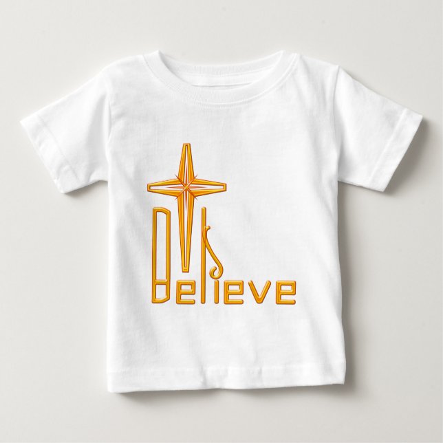 Christlich glauben baby t-shirt (Vorderseite)