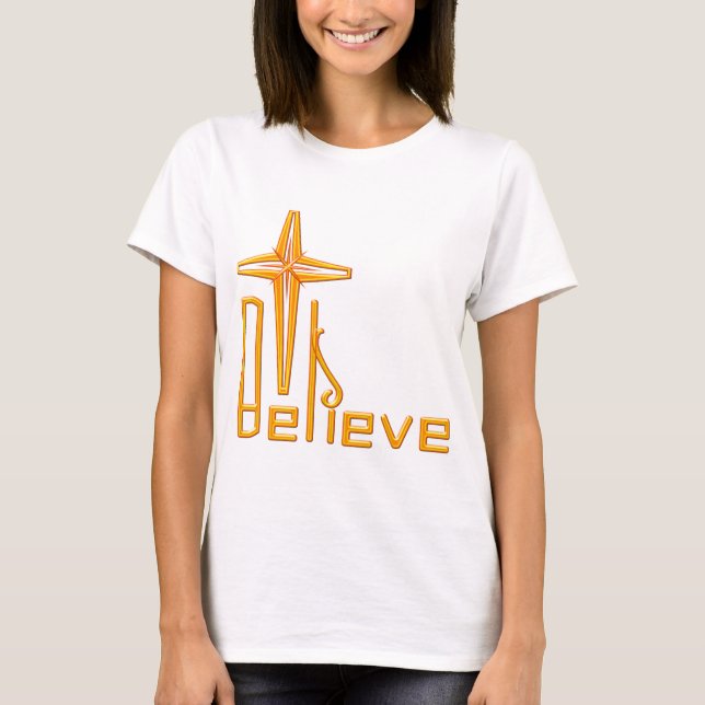 Christlich glauben T-Shirt (Vorderseite)