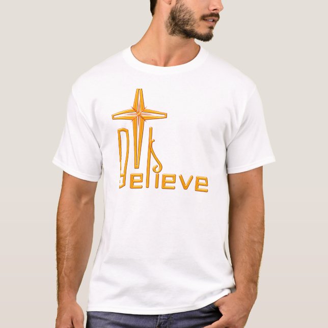Christlich glauben T-Shirt (Vorderseite)