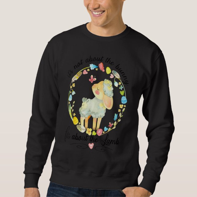 Christlich glückliche Osterfeier Es geht um das La Sweatshirt (Vorderseite)