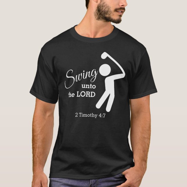 Christlich GOLFER T-Shirt (Vorderseite)