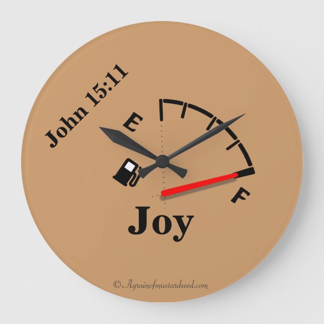 Christlich Große Wanduhr (Vorderseite)