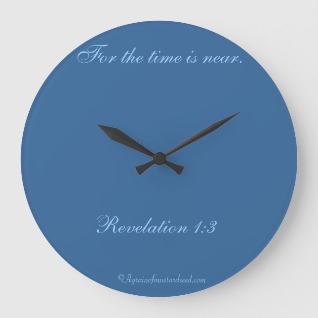 Christlich Große Wanduhr (Vorderseite)