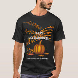Christlich Halloween HAPPY HALLELUJAHEEN | Kürbis T-Shirt