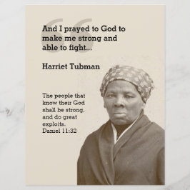 Christlich HARRIET TUBMAN Zitat