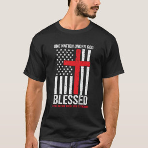 Christlich Hoodie Religious Cross gesegnet Amerika T-Shirt
