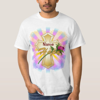 Christlich Hope Rosen Cross T-Shirt