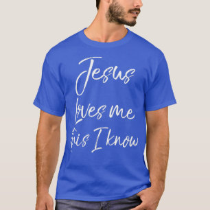 Christlich Hymne Lyric Glaubenssatz Jesus Lieben I T-Shirt
