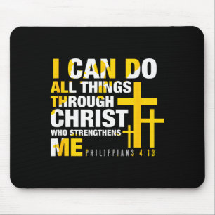 Christlich - Ich kann alle Dinge durch Christus tu Mousepad