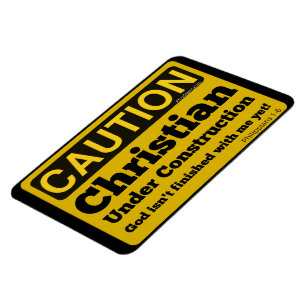 Christlich im Kühlschrankmagnet Bauwesen Magnet