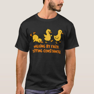 Christlich Inspirierendes Gehen Durch Glauben Stol T-Shirt