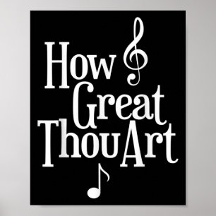 Christlich ist, wie großartig du bist poster