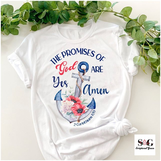 Christlich Ja und Amen Bibel Verse Unisex T-Shirt (Von Creator hochgeladen)