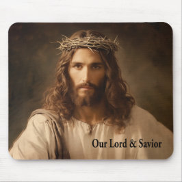 Christlich, Jesus Christus unser Erretter, Religiö Mousepad