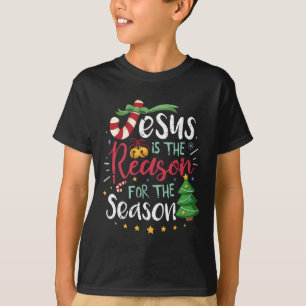 Christlich Jesus der Grund Weihnachten Strumpf Stu T-Shirt