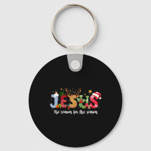 Christlich Jesus der Grund Weihnachten Weihnachtsf Schlüsselanhänger