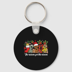 Christlich Jesus der Grund Weihnachten Weihnachtsf Schlüsselanhänger