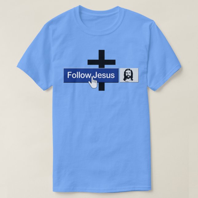 Christlich Jesus Funny Faith Friends in Jesus folg T-Shirt (Design vorne)