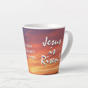 Christlich JESUS IS RISEN Oaster Milchtasse