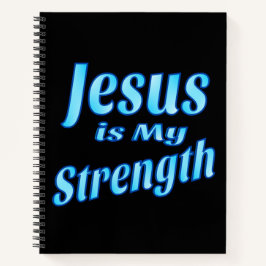 Christlich Jesus ist mein 8,5 x 11 Notebook Notizbuch
