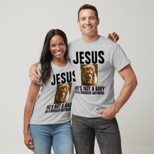 Christlich JESUS KEIN BABY MEHR, LION OF JUDAH T-Shirt