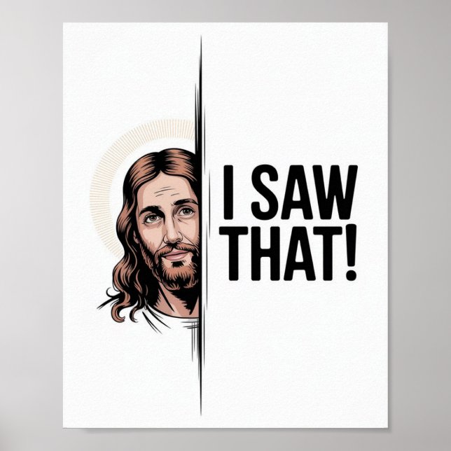 Christlich Jesus Meme | Humoraler Jesus, den ich g Poster (Vorne)
