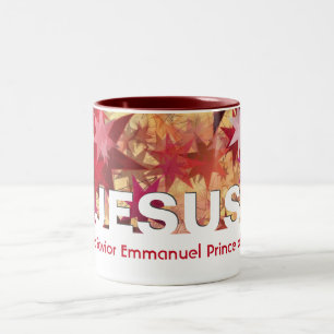 Christlich JESUS Messiah Savior Emmanuel Custom Zweifarbige Tasse