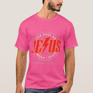 Christlich Jesus Rock Band Matthew 724 Retro Vinta T-Shirt
