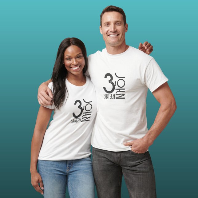 Christlich John 3:16 Bibelverse erschüttert T-Shirt (Von Creator hochgeladen)