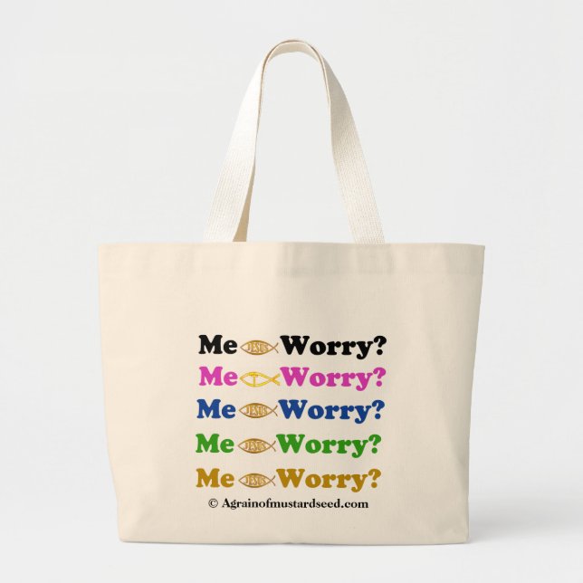 Christlich Jumbo Stoffbeutel (Vorne)